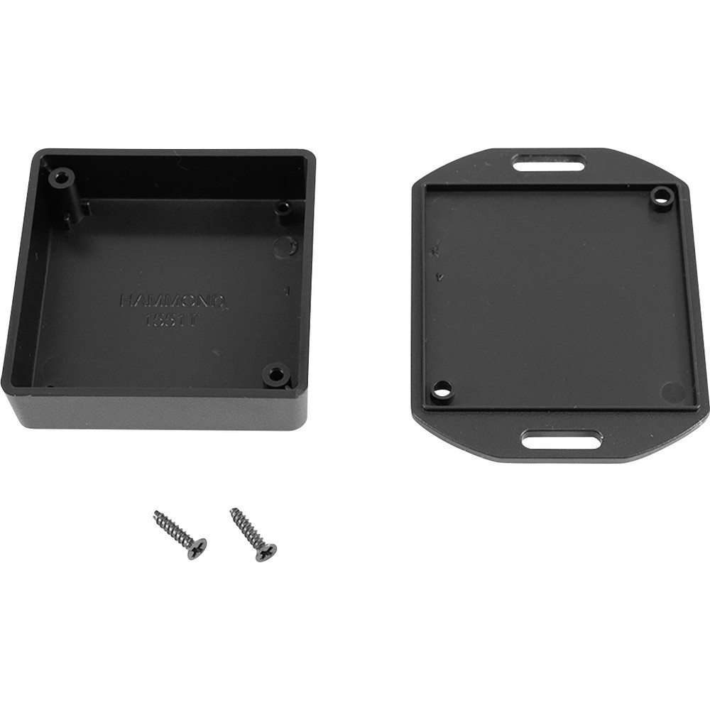 Hammond Electronics 1551TFLBK Универсальный-Gehuse 60 x 60 x 20 ABS Schwarz 1 1590₽