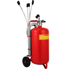 Portable Oil Extractor Pump 5 Gallon Pneumatic Fluid Evacuator 6 Suction Probes
