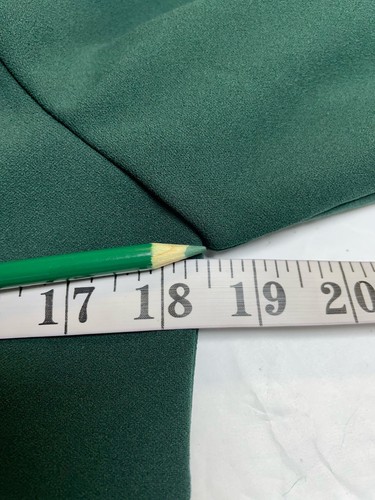 NEW $134 Calvin Klein Dress Size 10 Green Stretch Feminine Bow Gold Tone Zipper - Picture 11 of 24