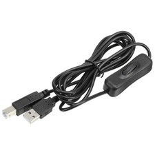 USB Printer Cable 2 Meter USB Male to USB B/M Extension Cable Black