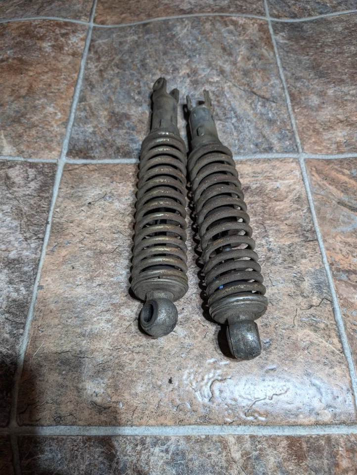 AMORTIGUADORES SUSPENSIÓN TRASERA HONDA CB360 CL360 CON HERRAJES Foto 3 de 4