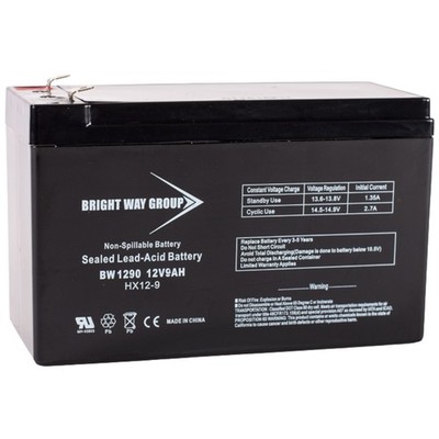 Rechargeable SLA Battery for Back-UPS BE850M2 APC, 12V 9Ah by Bright Way Group