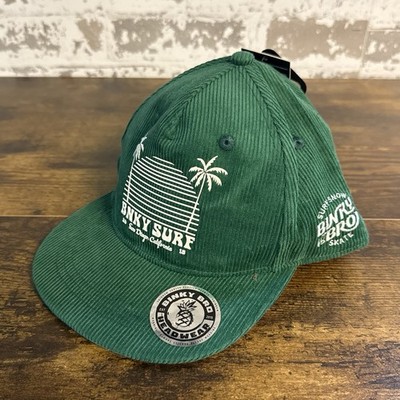 NEW - BinkyBro Muizenberg Snapback Hat, Green Corduroy, Size 3-6Y