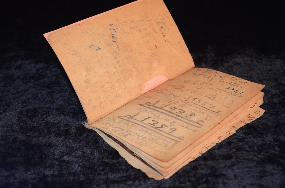 VTG Manuscript Handwritten Moroccan Book Arabic Script Comparative Religion 34P - Image 3 of 4