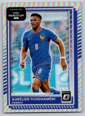 Aurelien Tchouameni 2025-26 Donruss World Cup Optic Holo Silver Prizm 150 France