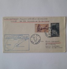 FRANCIA - VOLO NIZZA-PALMA DI MAIORCA - 1° GIORNO DI EMISSIONE - 5/04/1963