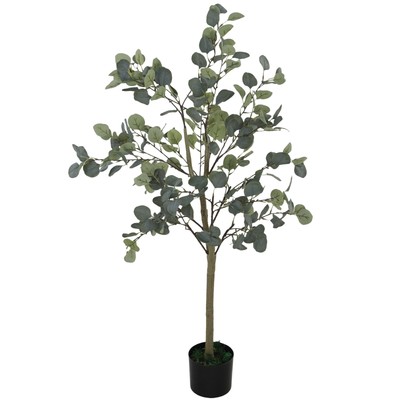 Decorative Artificial Plant, Silk Eucalyptus Tree in Pot, 150cm