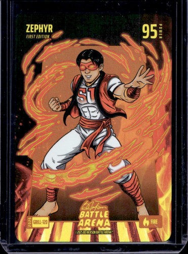 2026 Bo Jackson Battle Arena 1st Ed. Zephyr Grillin' Battlefoil #GRILL-120