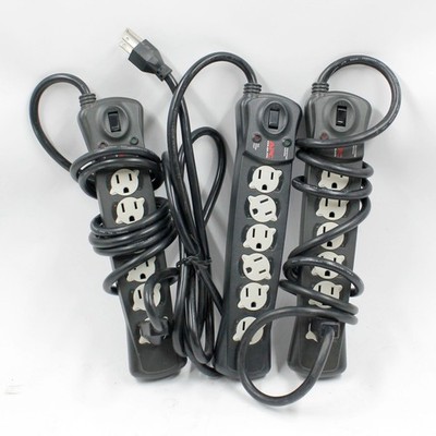 [3PACK] APC P6B Essential SurgeArrest 6-Outlet Surge Protector Power Strip