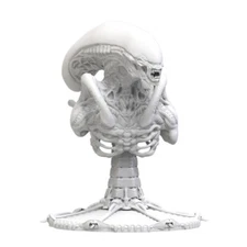 60mm resin figure model 3D printing of alien bust of space monsters Unassembled