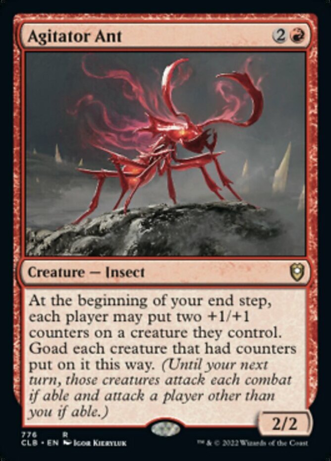 x1 Agitator Ant - Deck Exclusive R MTG Commander Legends: Battle