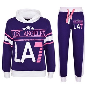 kids purple tracksuit