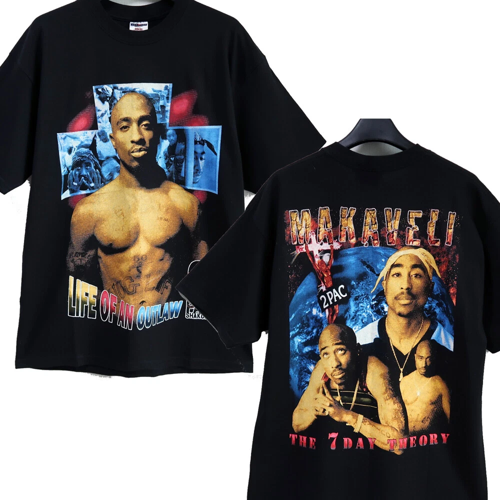 人気No.1】【人気No.1】希少 90s 2pac Tupac ヴィンテージTシャツ 2XL