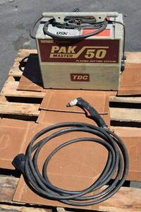 THERMAL DYNAMICS MASTER PAK 50 PLASMA CUTTING SYSTEM 1/2" CAP 90° TORCH GUARANTE