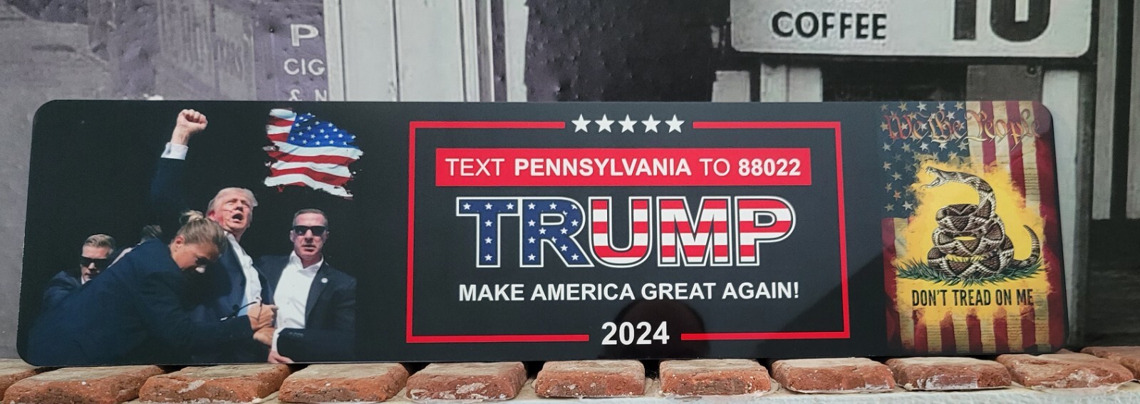 Donald Trump Pennsylvania Rally Aluminum Sign 6