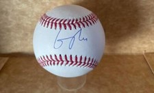 NELSON RADA ANGELS SIGNED AUTOGRAPHED M.L. BASEBALL BECKETT AUTH