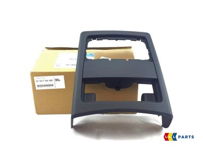 BMW E90 E91 3 SERIES ES CENTRE CONSOLE REAR COVER TRIM PANEL BLACK  