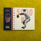 NOLAN RYAN , RANGERS , 2003 FLEER TRADITION , MILESTONES INSERT MLB CARD #9 WOW