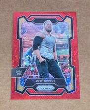 52/99 JOSH BRIGGS ⭐ 2024 PRIZM WWE Red Disco Undercard #166 ⭐ parallel card NXT