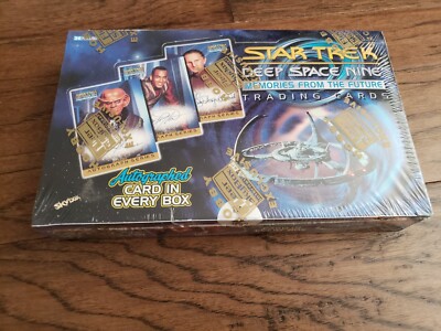 STAR TREK DEEP SPACE NINE DS9 MEMORIES FROM THE FUTURE FACTORY SEALED HOBBY BOX