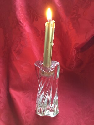 Vintage Baccarat Crystal Candle Holder