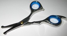 Small Straight Blade Rounded Tip Dog Shears   4.5"   Right Handed   Non-Swivel