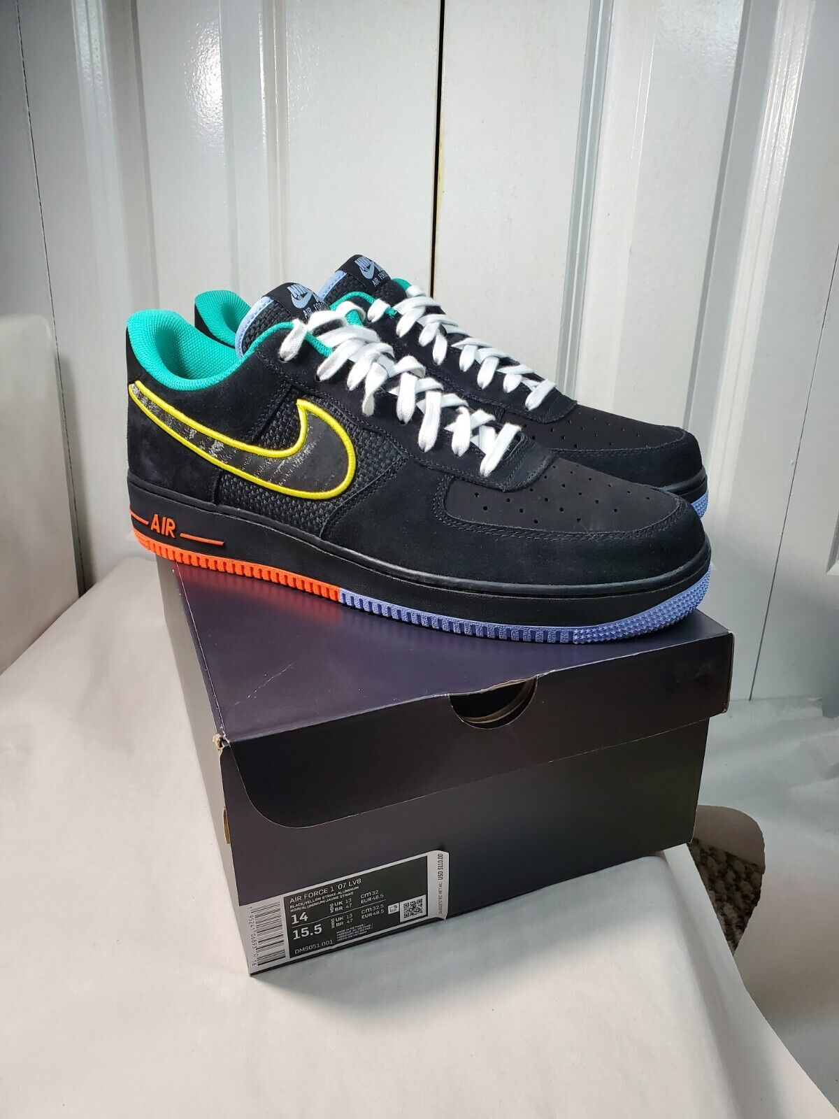 Interesseren Oefenen Groot Size 14 - Nike Air Force 1 Low Peace and Unity Black for sale online | eBay