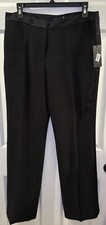 NEW w/ TAGS TOMMY HILFIGER Women  s Black Trouser Pants Size 8 41  Length 