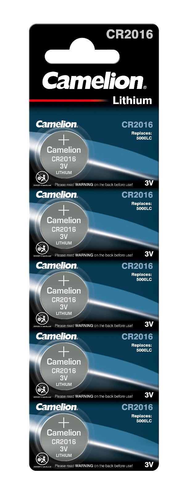 Thumbnail - Camelion Cr2016 Lithium Knopfzellen 3v Batterien 5er Blister Cr 2016