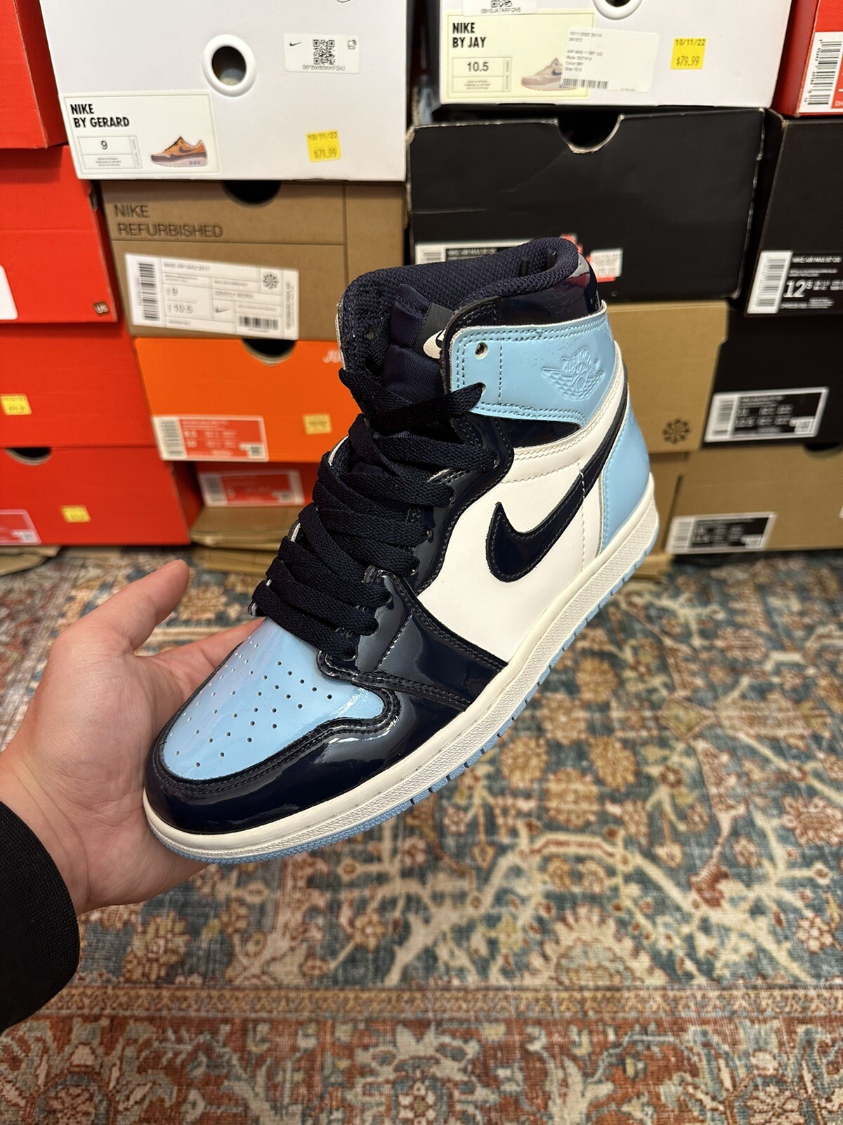 blue chill jordan 1 ebay