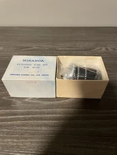Vintage MIRANDA Extension Tube Set For Auto Camera Equipment with original box