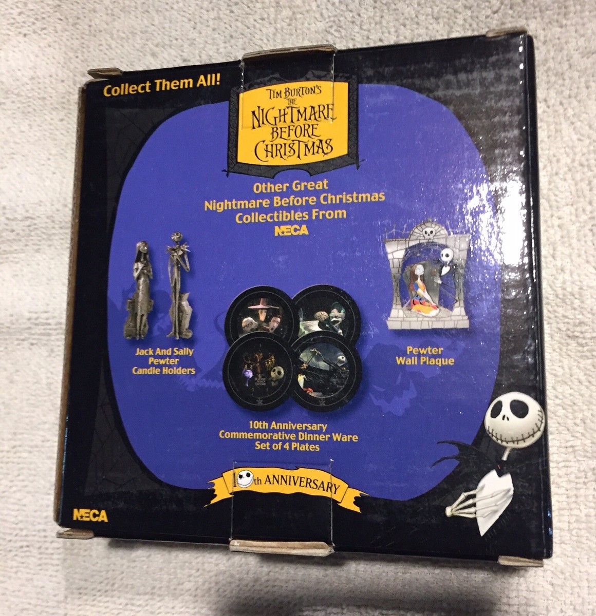neca nightmare before christmas Jack & Sally Pewter Jewelry Box | eBay