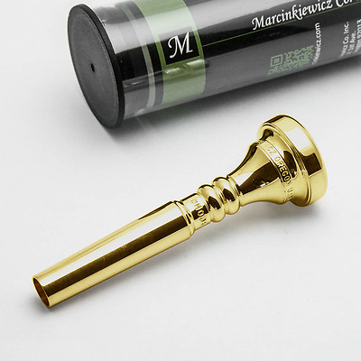 Marcinkiewicz 24K Gold Trumpet Mouthpiece, E13.8 Mike Vax #2 NEW