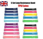 Resistance Bands Exercise Sports Loop Fitness Home Gym Yoga Latex Set Or Singles