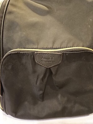 Aimee Kestenberg Backpack Bag Rome Black Nylon Gold Zippers  display picture 1