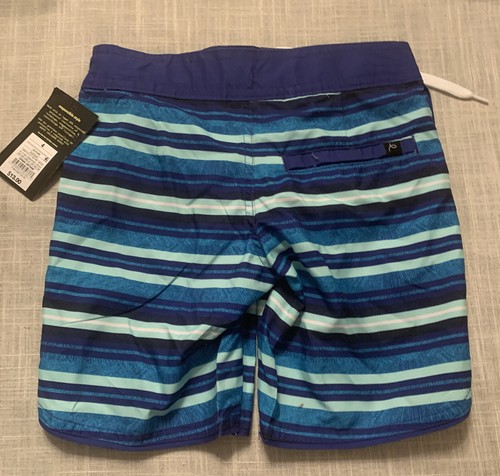 Art Class Boys Size 4 Blue Stripe Swim Trunks Hybrid Walking/Swim Trunks - Picture 2 of 7