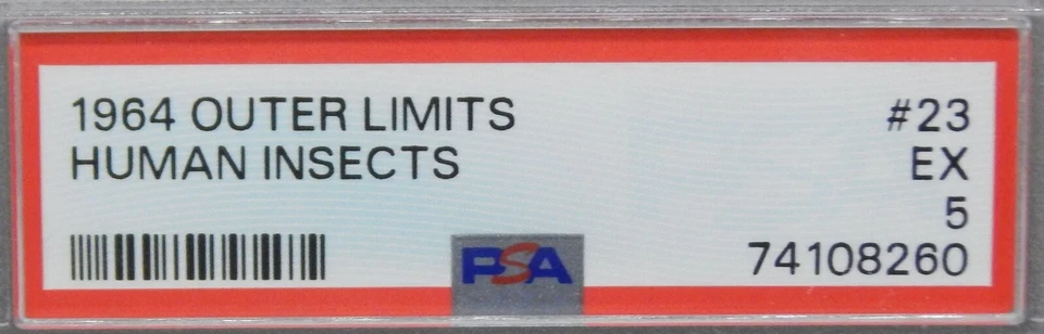 1964 vintage Topps OUTER LIMITS trading card #23 Zanti Misfits psa 5 Rare! - Image 3 of 3