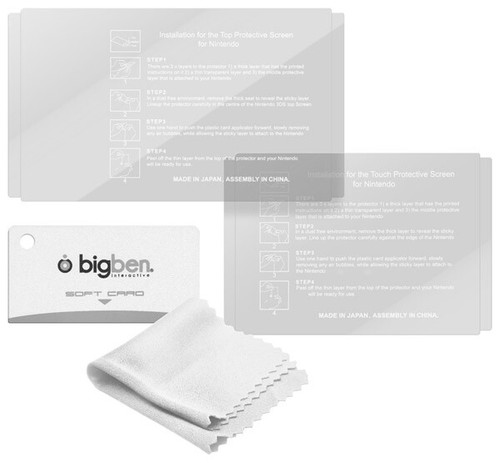 Nintendo 3DS XL Screen Protector Kit 3DSXLPROTECTKIT BIGBEN INTERACTIVE - Picture 2 of 2