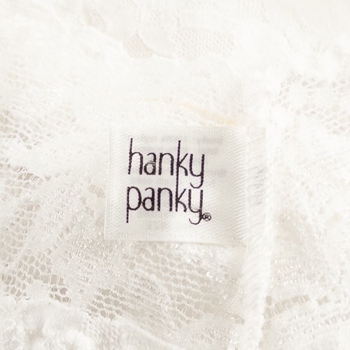 Hanky Panky Signature Lace Original Rise Thong One Size White Snowman NWOT - 第 7/8 張圖片