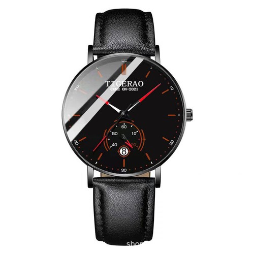 Orologio luminoso uomo acciaio inox quarzo classico business orologio da polso impermeabile - Foto 21 di 22