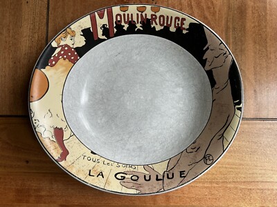 Sango Cabaret 95 Moulin Rouge Toulouse Lautrec Soup Bowl #4870