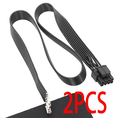 18AWG Mainboard Hard Disk CPU 8Pin to 8P 4+4P Power Supply Module Cable DIY