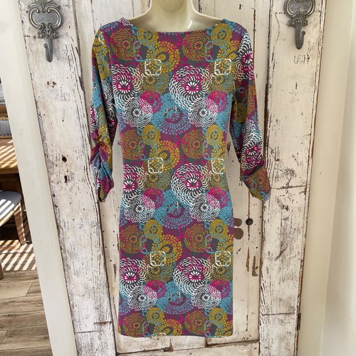 Robe femme en maille douce et confortable colorée à fleurs colorées Soybu taille M - Photo 7/8