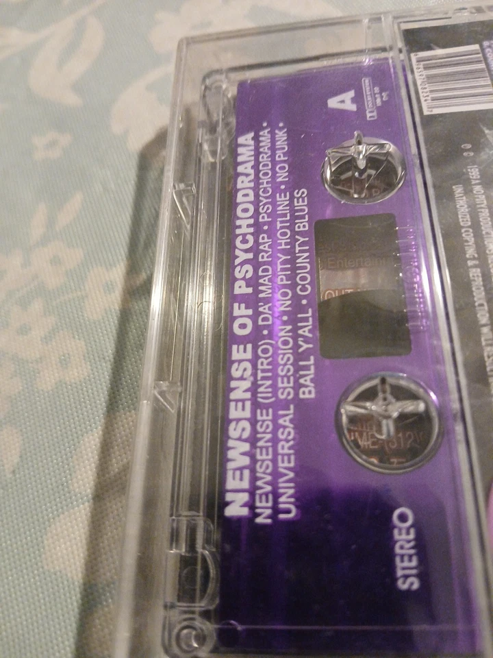 Newsense- Newsense Of Psychodrama Cassette Sealed Chicago Gangsta Rap Tape 1999 - Image 2 of 4