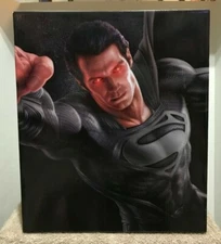 Rare SUPERMAN Man of Steel Moebius 1:8 Prefinished Model Kit BLACK SUIT VARIANT
