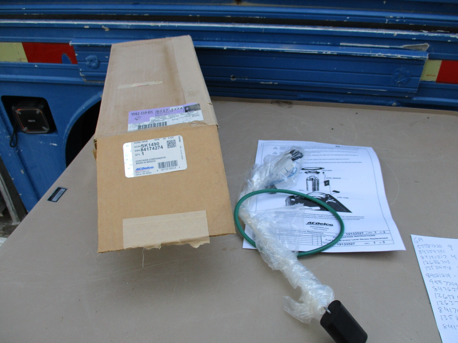 Fuel Level Sensor ACDelco GM Original Equipment 84829013 | eBay 