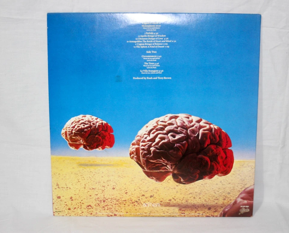 Rush Hemispheres Vinyl LP 1978 Epic 25-3P-269 w / obi Japan - Image 3 of 4
