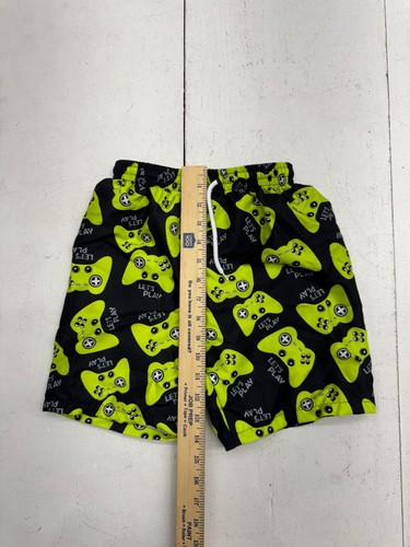 Shein Black Green Video Game Controller Print Pajama Shorts Boys Size 8Y - Picture 4 of 5