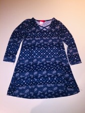 1st Kiss Girls Size S 4/5 Blue Print Dress