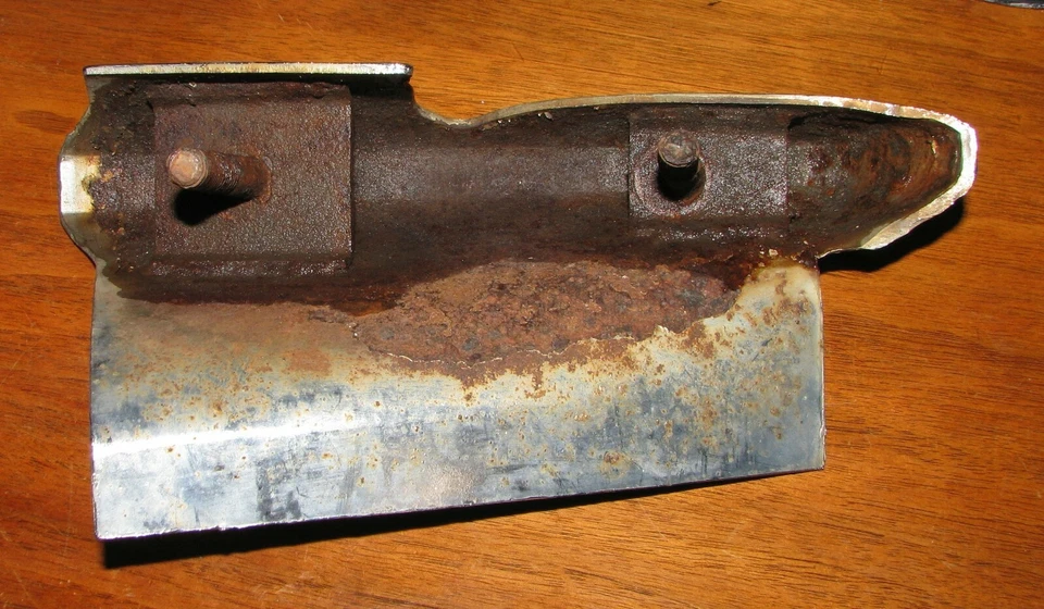  1966 1967 66 67 Lincoln matrícula interior izquierda parachoques inserto cromo Foto 3 de 3